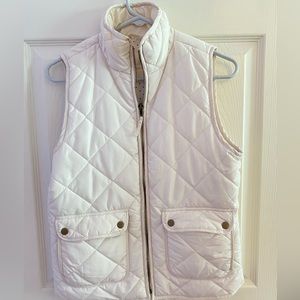 Altar’d State Cream Quilted Puffer Vest